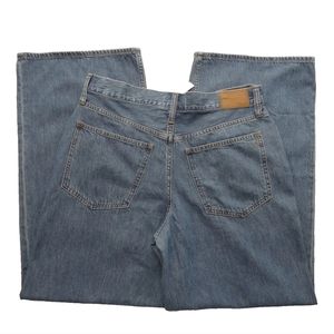 NWT Madewell 31x31 Superwide-Leg Jeans Lessard Wash High-Rise Tencel Denim NJ197